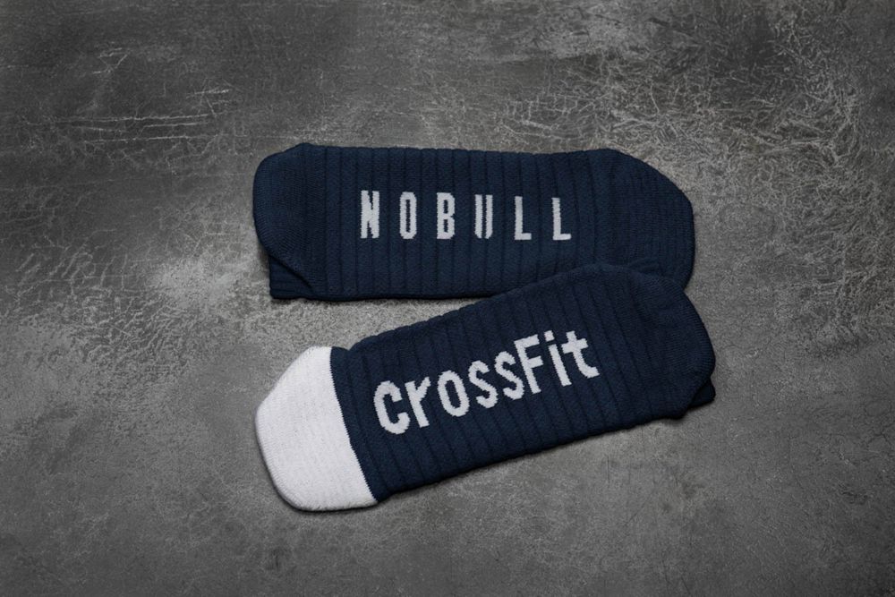 Chaussettes NOBULL Bleu Marine Blanche - NOBULL Low (Crossfit®),France (5376-XLDTK)